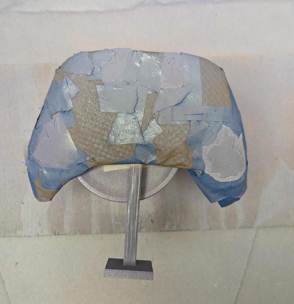 Painted test controller with masking