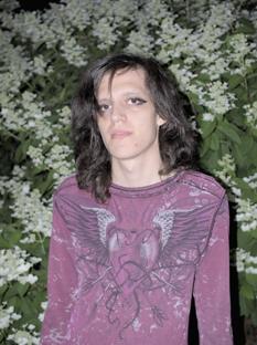 Me infront of flowers