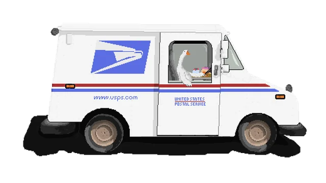 goose driving an llv