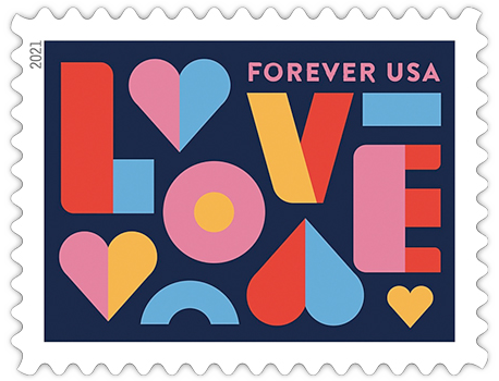 love 2021 stamp