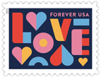love 2021 stamp