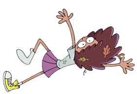 Anne falling